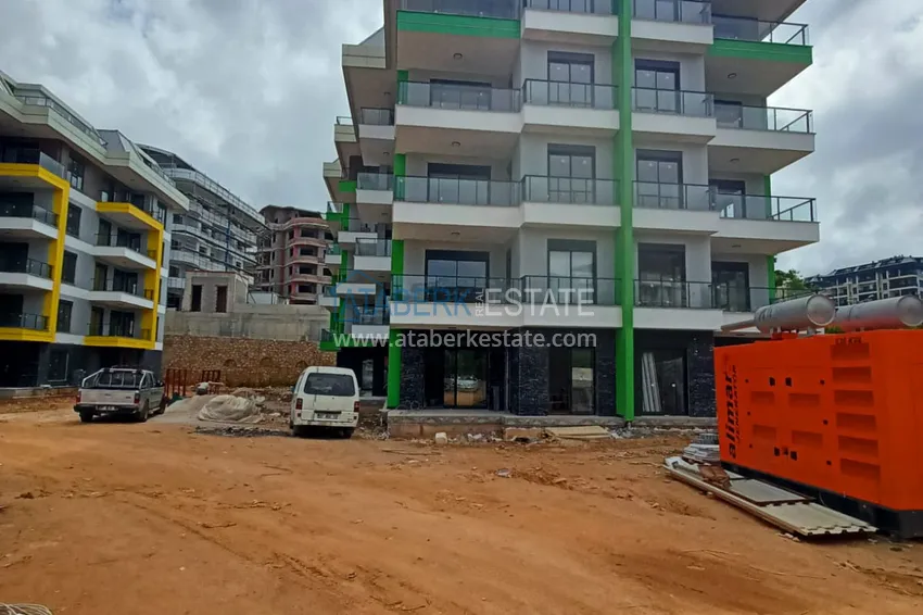 Photo -  Modern family-type residential complex with luxurious infrastructure under construction — Alanya, Oba 2 