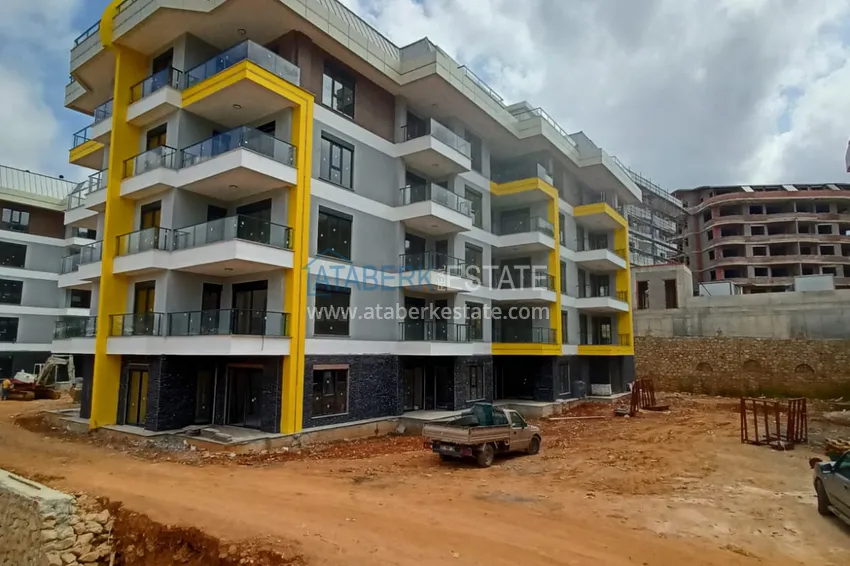 Photo -  Modern family-type residential complex with luxurious infrastructure under construction — Alanya, Oba 6 