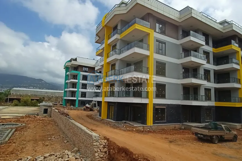 Photo -  Modern family-type residential complex with luxurious infrastructure under construction — Alanya, Oba 8 