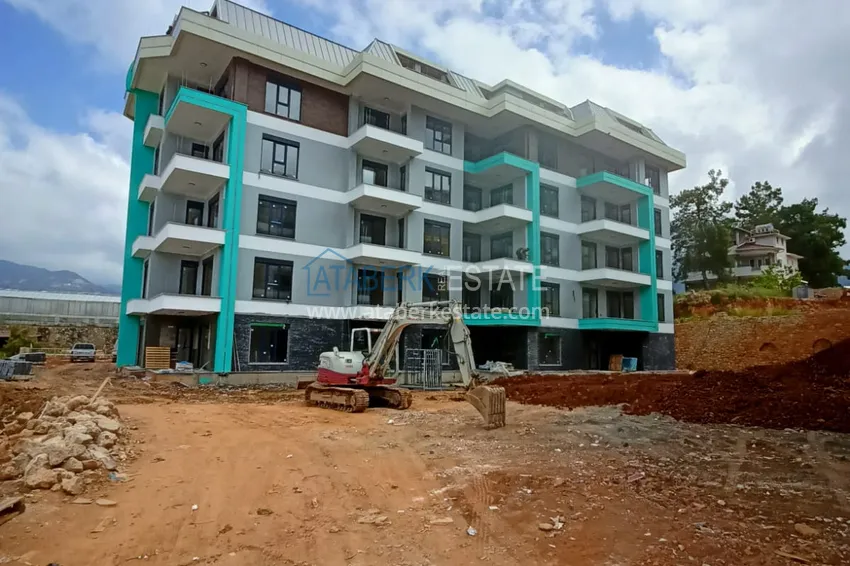 Photo -  Modern family-type residential complex with luxurious infrastructure under construction — Alanya, Oba 9 