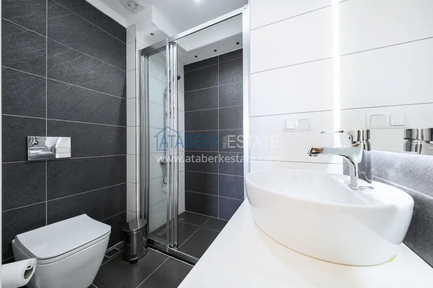 Purchase  Furnished 2+1 apartment in the Oba area — real estate in Alanya for a residence permit 17 