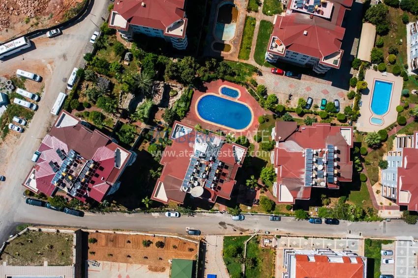 Furnished 2+1 apartment in the Oba area — real estate in Alanya for a residence permit 4 