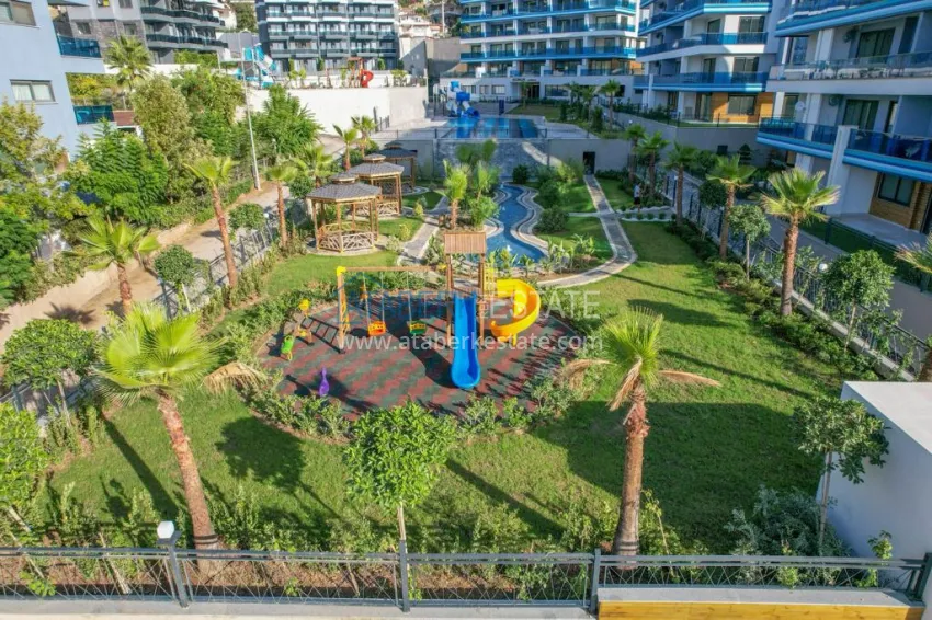 Linear 3+1 apartments in a modern complex with hotel infrastructure — Alanya, Kargicak 10 