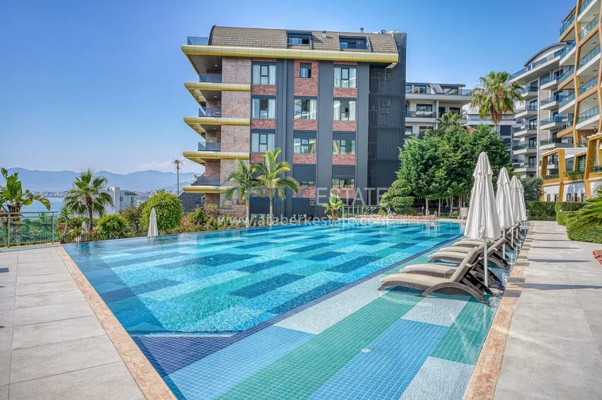 Furnished apartment with sea view 50 meters from the beach — Kargicak, Alanya 3 