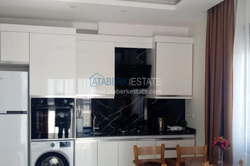 Purchase  Finely finished one-bedroom apartment in a complex with luxurious infrastructure — Alanya, Payallar district  2 