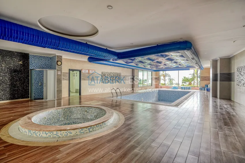 Furnished apartment with sea view 50 meters from the beach — Kargicak, Alanya 8 