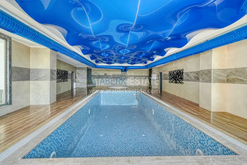 Furnished apartment with sea view 50 meters from the beach — Kargicak, Alanya 9 