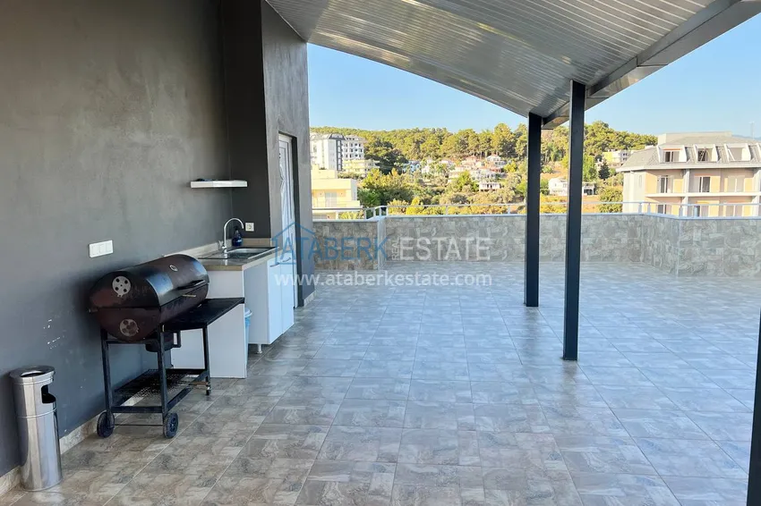 Furnished 1+1 apartment with nature view - Avsallar, Alanya, from owner 15 