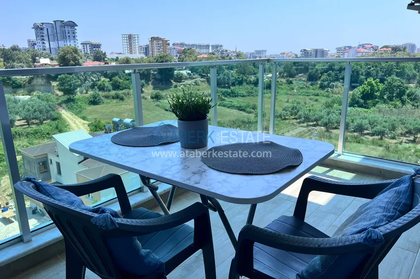 Purchase  Furnished 1+1 apartment with nature view - Avsallar, Alanya, from owner 17 
