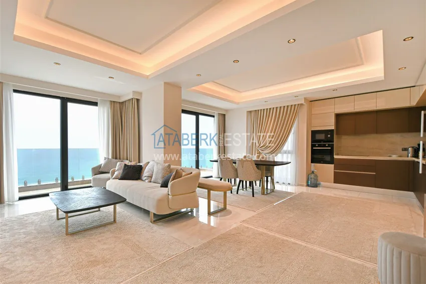 Purchase  Spacious 2+1 turnkey apartment in a premium complex on the first line — Alanya, Mahmutlar district 3 