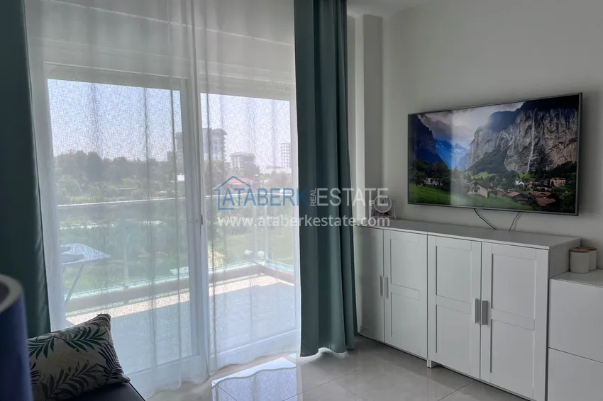 Purchase  Furnished 1+1 apartment with nature view - Avsallar, Alanya, from owner 5 