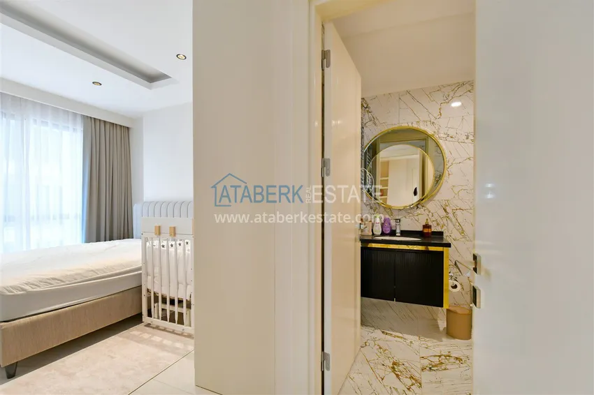 Purchase  Spacious 2+1 turnkey apartment in a premium complex on the first line — Alanya, Mahmutlar district 7 