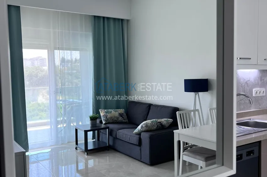 Purchase  Furnished 1+1 apartment with nature view - Avsallar, Alanya, from owner 9 
