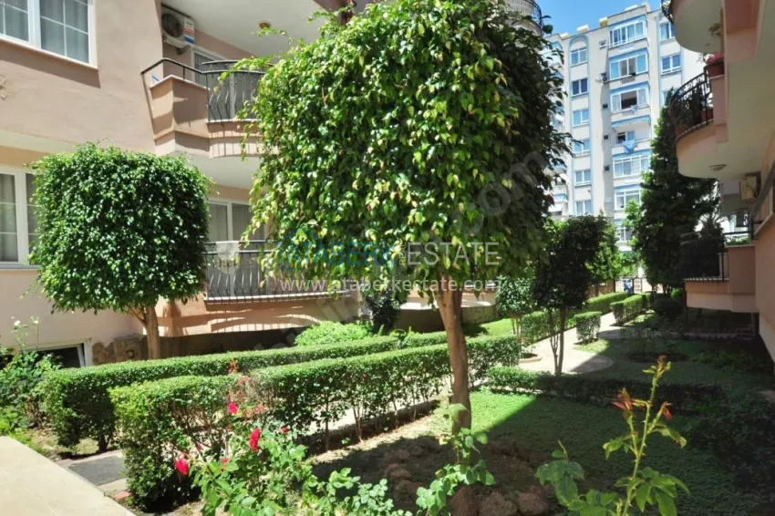 Turnkey three-room apartment - new furniture, renovated, Alanya, Oba district 12