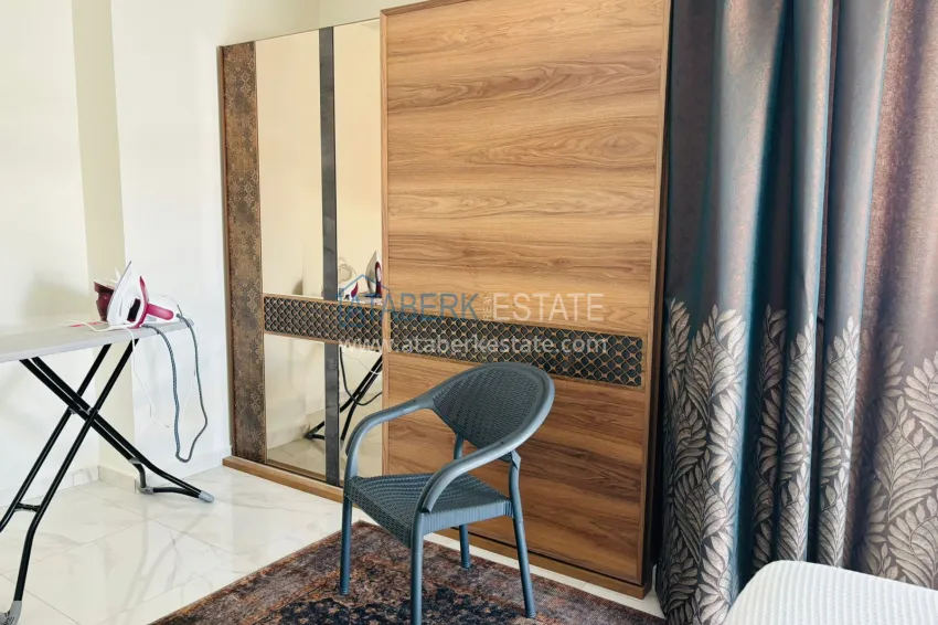 Purchase 4+1 duplex penthouse in an ultra-luxury complex with a private beach — Alanya, Kestel 13