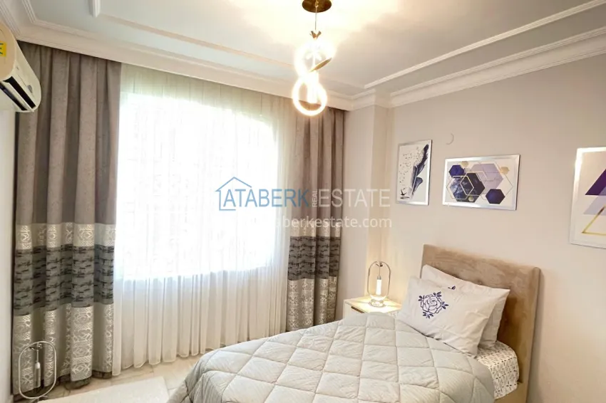 Purchase Turnkey three-room apartment - new furniture, renovated, Alanya, Oba district 13