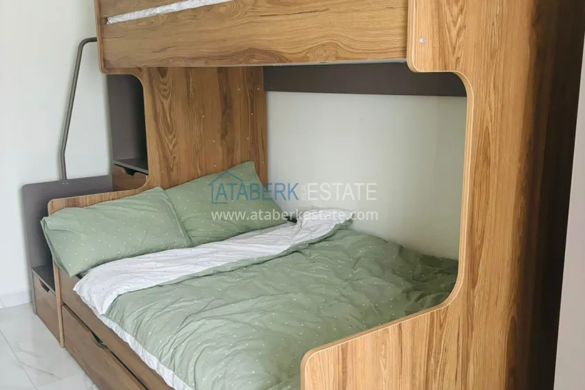 Purchase 4+1 duplex penthouse in an ultra-luxury complex with a private beach — Alanya, Kestel 15