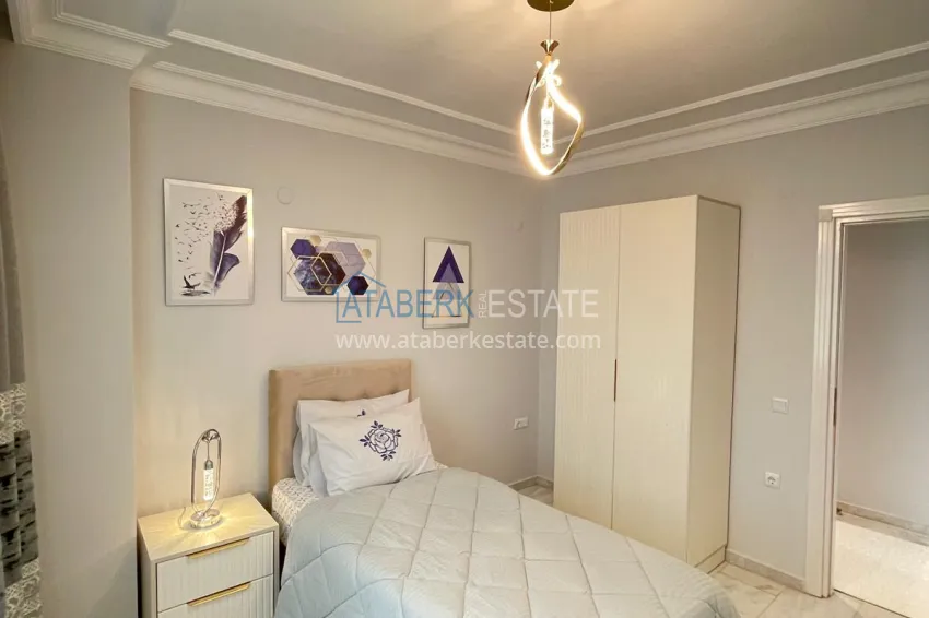 Purchase Turnkey three-room apartment - new furniture, renovated, Alanya, Oba district 14