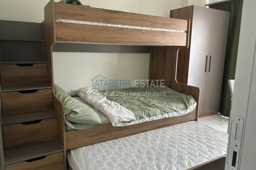 Purchase 4+1 duplex penthouse in an ultra-luxury complex with a private beach — Alanya, Kestel 16