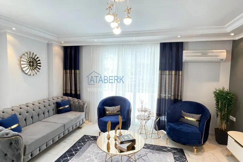 Purchase Turnkey three-room apartment - new furniture, renovated, Alanya, Oba district 4