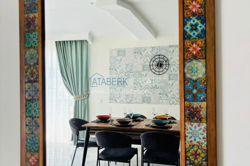 Purchase 4+1 duplex penthouse in an ultra-luxury complex with a private beach — Alanya, Kestel 5