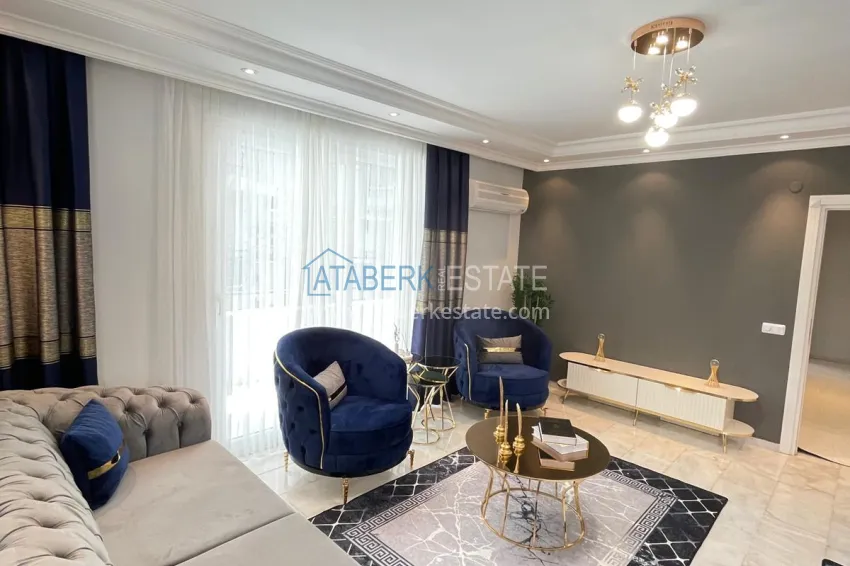 Purchase Turnkey three-room apartment - new furniture, renovated, Alanya, Oba district 5