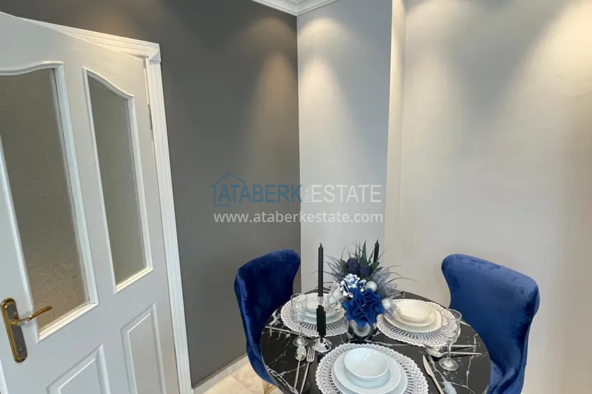 Purchase Turnkey three-room apartment - new furniture, renovated, Alanya, Oba district 6