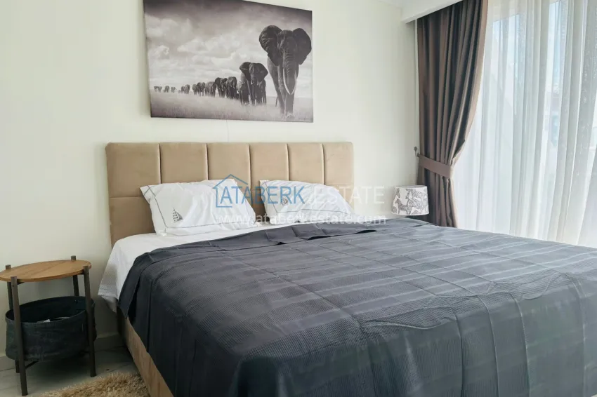 Purchase 4+1 duplex penthouse in an ultra-luxury complex with a private beach — Alanya, Kestel 7