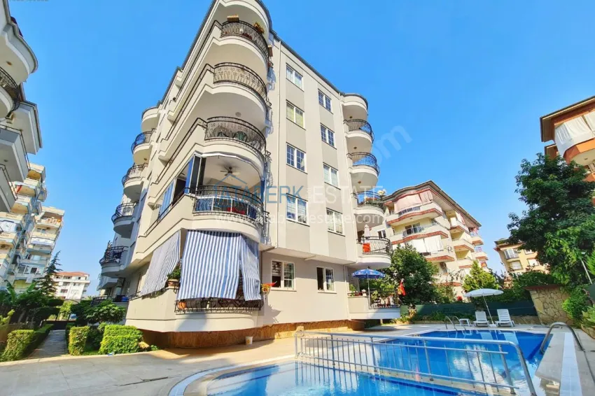 Turnkey three-room apartment - new furniture, renovated, Alanya, Oba district 7