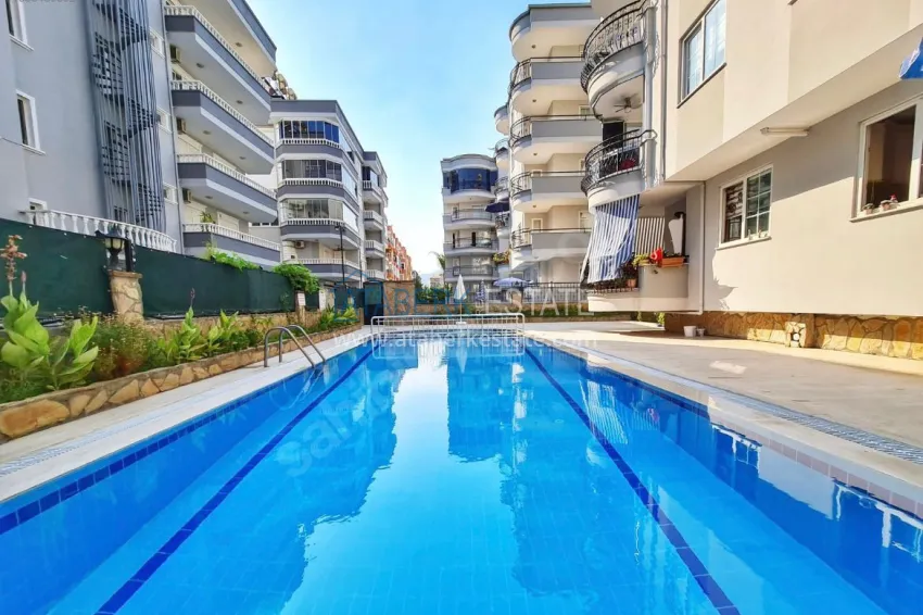Turnkey three-room apartment - new furniture, renovated, Alanya, Oba district 8