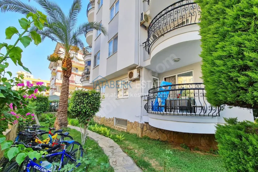 Turnkey three-room apartment - new furniture, renovated, Alanya, Oba district 9