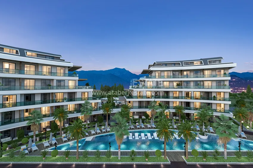 Luxury project - A resort complex with hotel infrastructure in Alanya, Oba. With a short term rental permit 2 