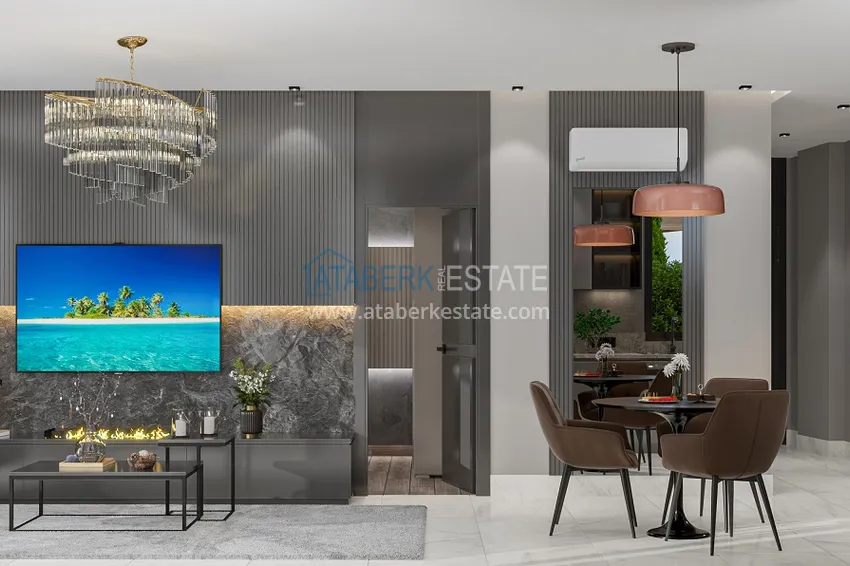 Purchase  Luxury project - A resort complex with hotel infrastructure in Alanya, Oba. With a short term rental permit 11 