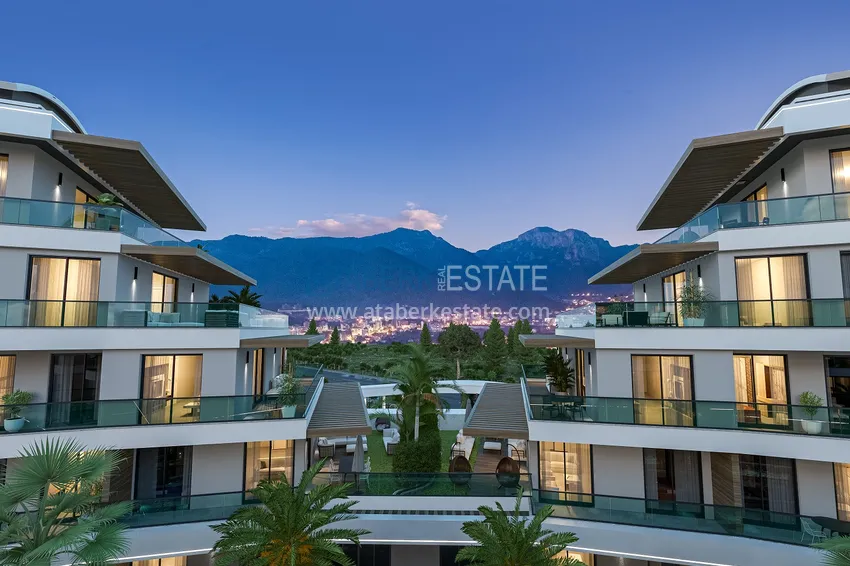 Luxury project - A resort complex with hotel infrastructure in Alanya, Oba. With a short term rental permit 14 