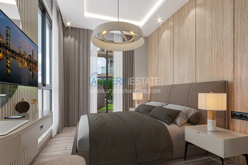 Purchase  Luxury project - A resort complex with hotel infrastructure in Alanya, Oba. With a short term rental permit 13 