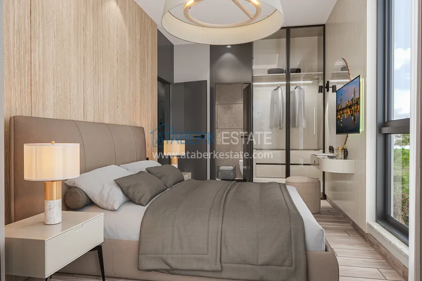 Purchase  Luxury project - A resort complex with hotel infrastructure in Alanya, Oba. With a short term rental permit 14 