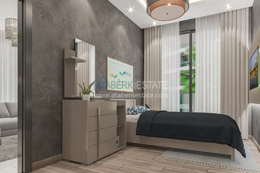 Purchase  Luxury project - A resort complex with hotel infrastructure in Alanya, Oba. With a short term rental permit 15 