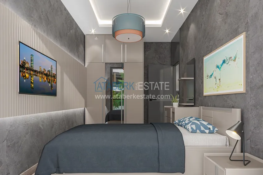 Purchase  Luxury project - A resort complex with hotel infrastructure in Alanya, Oba. With a short term rental permit 16 