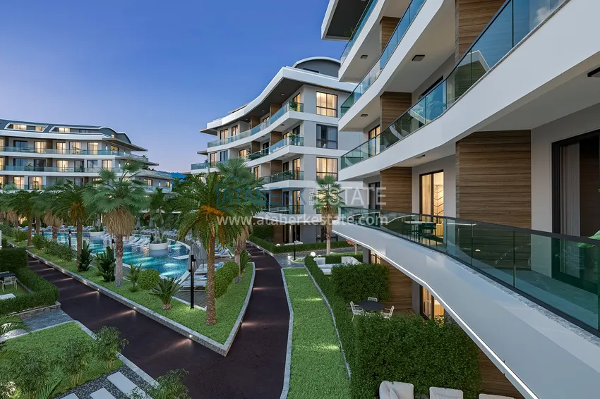 Luxury project - A resort complex with hotel infrastructure in Alanya, Oba. With a short term rental permit 21 