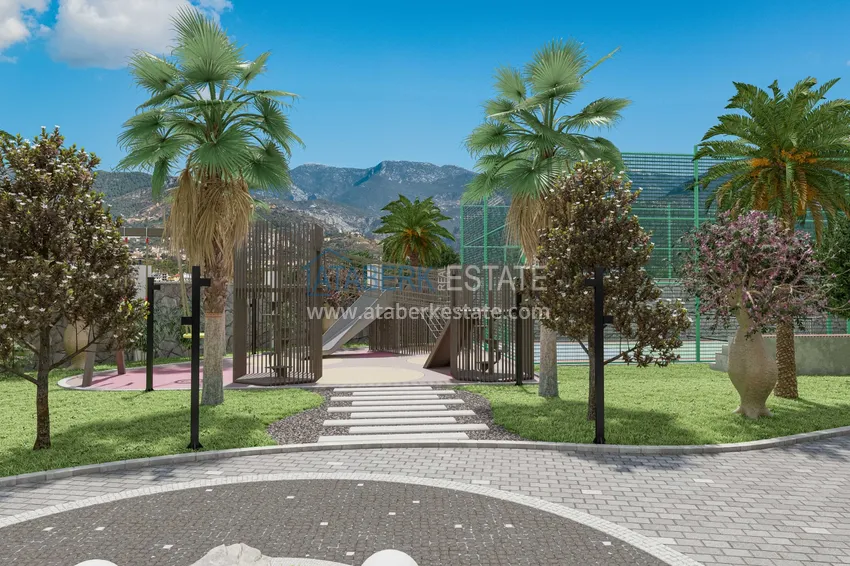 Luxury project - A resort complex with hotel infrastructure in Alanya, Oba. With a short term rental permit 25 