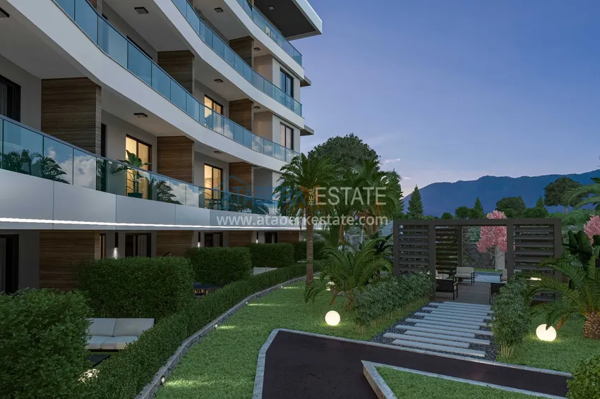 Luxury project - A resort complex with hotel infrastructure in Alanya, Oba. With a short term rental permit 26 