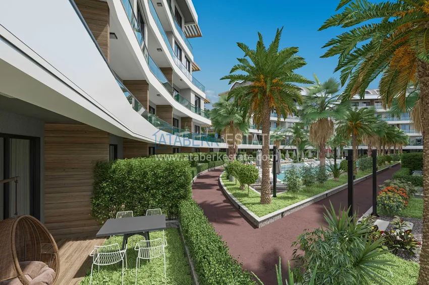 Luxury project - A resort complex with hotel infrastructure in Alanya, Oba. With a short term rental permit 27 