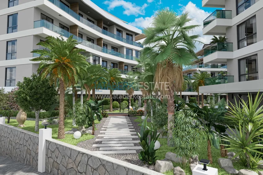 Luxury project - A resort complex with hotel infrastructure in Alanya, Oba. With a short term rental permit 29 