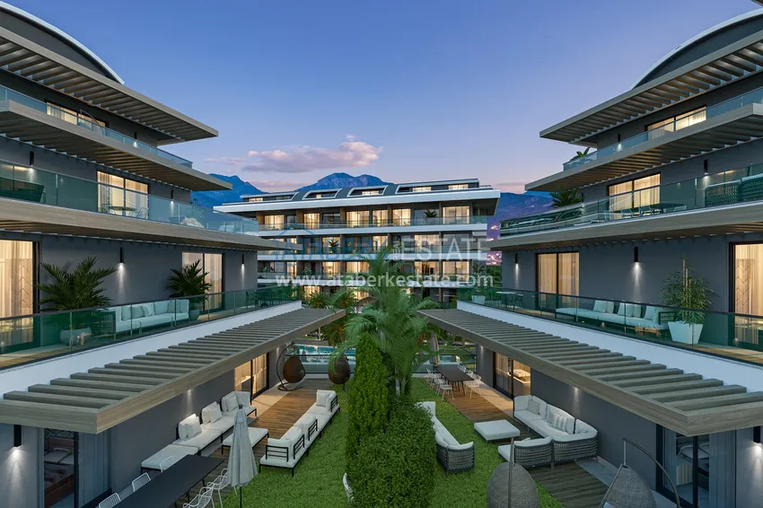 Luxury project - A resort complex with hotel infrastructure in Alanya, Oba. With a short term rental permit 30 