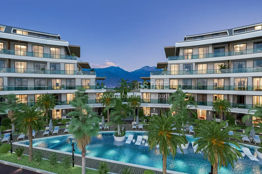 Luxury project - A resort complex with hotel infrastructure in Alanya, Oba. With a short term rental permit 3 