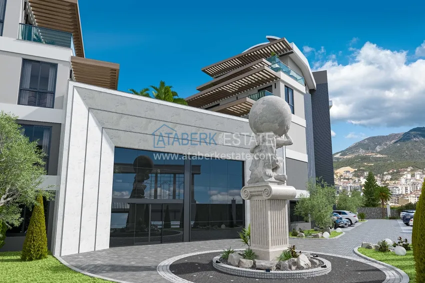Luxury project - A resort complex with hotel infrastructure in Alanya, Oba. With a short term rental permit 33 