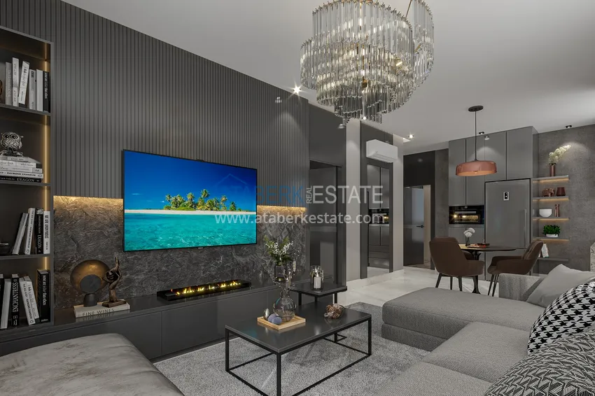 Purchase  Luxury project - A resort complex with hotel infrastructure in Alanya, Oba. With a short term rental permit 5 