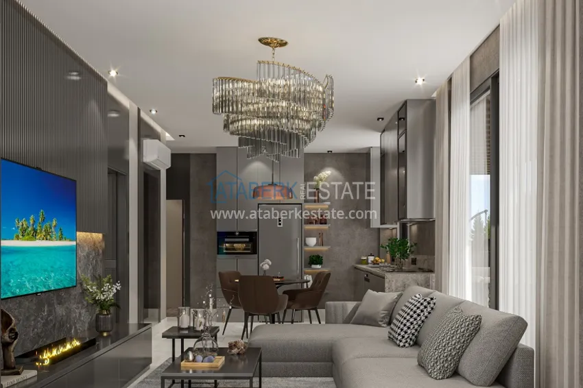 Purchase  Luxury project - A resort complex with hotel infrastructure in Alanya, Oba. With a short term rental permit 6 