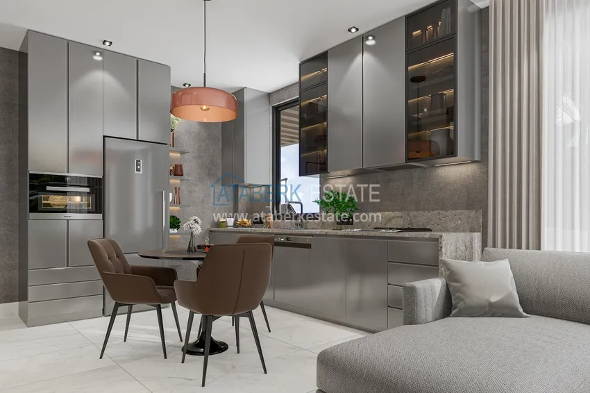 Purchase  Luxury project - A resort complex with hotel infrastructure in Alanya, Oba. With a short term rental permit 8 