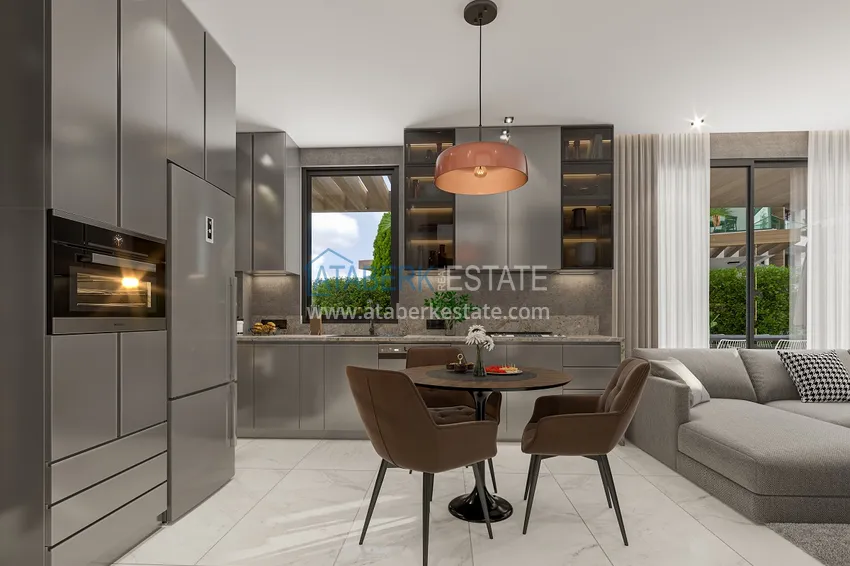 Purchase  Luxury project - A resort complex with hotel infrastructure in Alanya, Oba. With a short term rental permit 9 